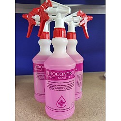 ViroControl Disinfect Sanitise Cleaning Solution Spray Bottle 750ml