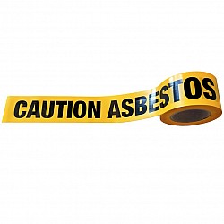 Barricade Tape Caution Asbestos