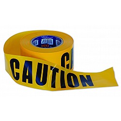 Black & Yellow Barricade Tape Caution