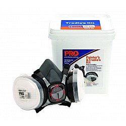 MAXI MASK Respirator Tradies and Painters Kit 2000 with A1P2 Cartridges and Bucket 