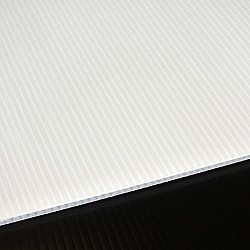 Corriboard White Corrugated Plastic Sheet 2400 x 1200 x 8mm  2000gsm