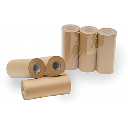 3 Pack Kraft paper rolls 144mm X 50Mtr