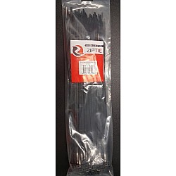Cable Zip Ties Nylon 4.8mm x 200mm Pack of 100