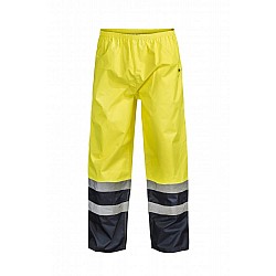HI VIS TWO TONE WATERPROOF PANT WITH REFLECTIVE TAPE